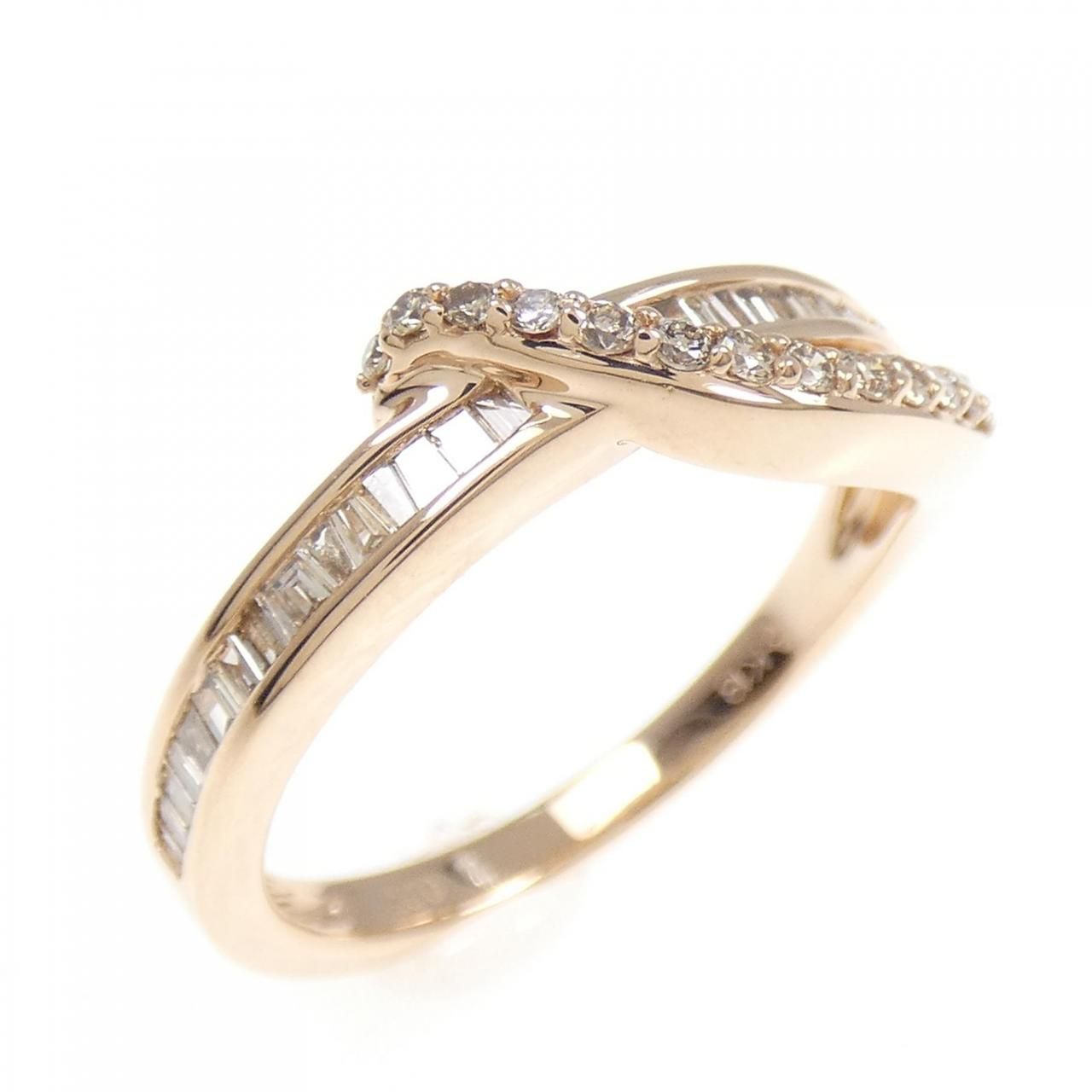 K18PG ダイヤモンド リング 0.27CT