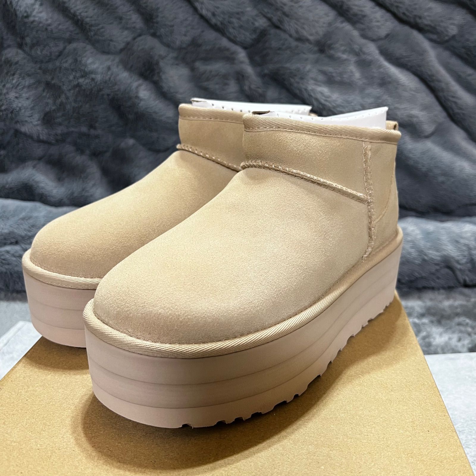 靴UGG レディース クラシック ウルトラミニ プラットフォーム 新色 23