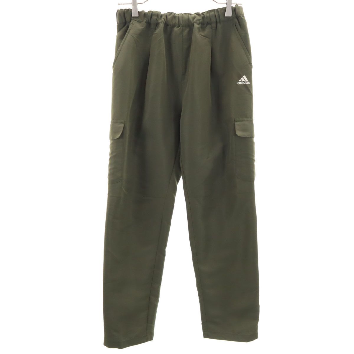 adidas 00s カーゴパンツ　ワイド　バギーパンツ　y2k 激レア adidas アディダス カーゴパンツ M カーキ レディース 古着