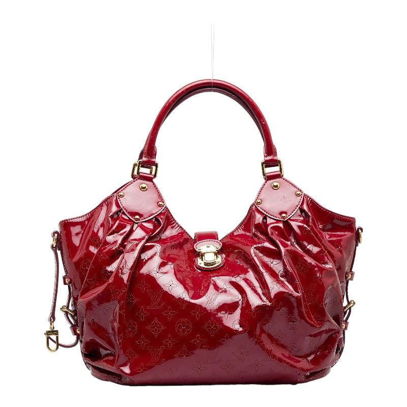 LOUIS VUITTON(ルイヴィトン) ハンド　バッグ マヒナ L ルイヴィトン LOUIS VUITTON L マヒナ ハンドバッグ ノワール