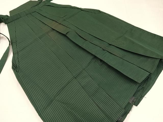 平和屋着物●男性 馬乗り袴 縞 正絹 AABA2752ph