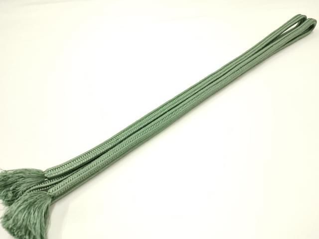 縁起の良い 平和屋着物● 上 有職組紐道明 帯締め 冠組 青鈍色 宮内庁御用 国立博物館御用 東京芸術大学御用 AABA9914ay