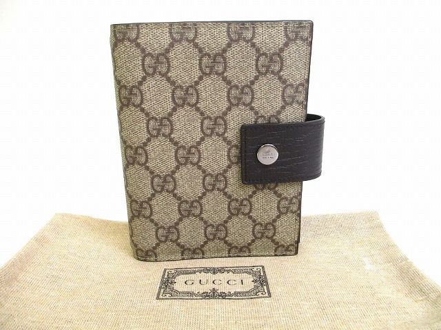 グッチGUCCI GGスプリーム キャンバス スモール 手帳カバー システム手帳 メンズ レディース