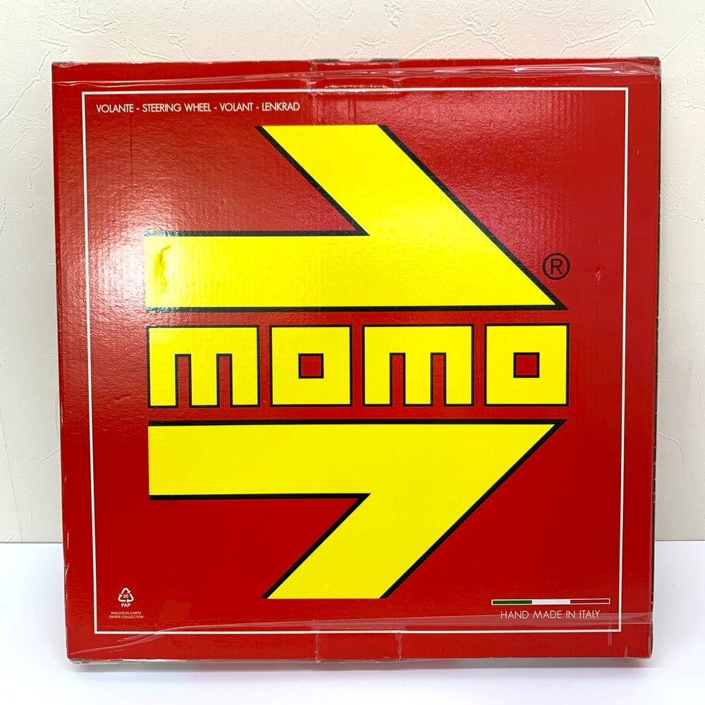 MOMO モモ R-11 RACE 350mm ステアリングレース ハンドル ブラックレザー