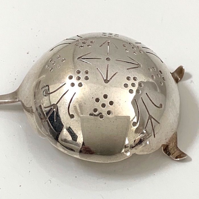 スプーン型ティーストレイナー【ヴィンテージ】シルバー 1934年(983  