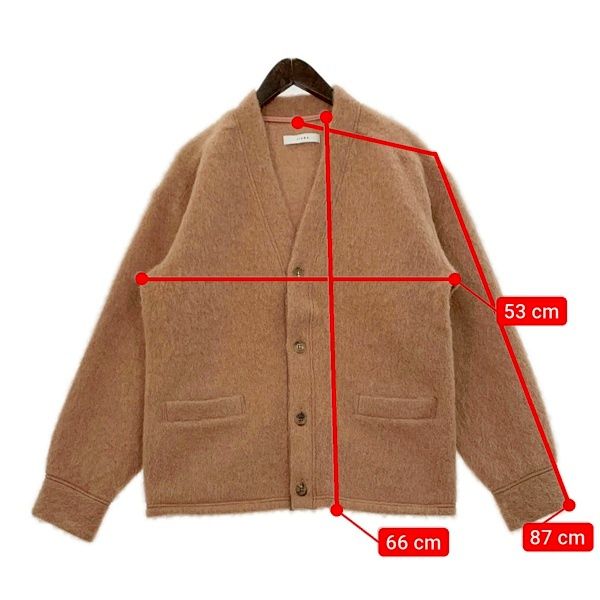 jieda モヘヤカーディガンsize1