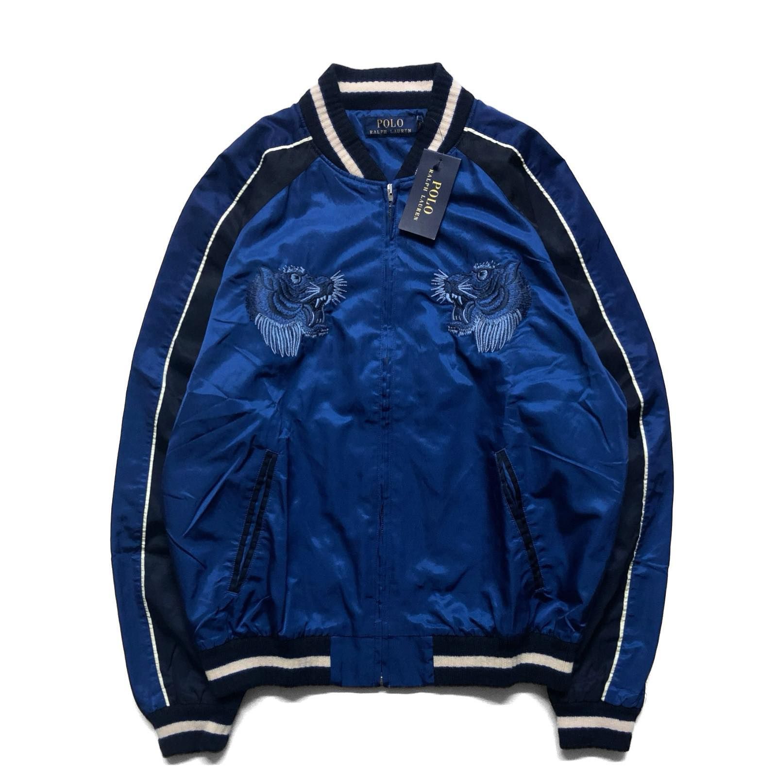 未使用品】POLO RALPH LAUREN ポロラルフローレン スカジャン サテン 未使用品】POLO RALPH LAUREN ポロラルフローレン スカジャン サテン