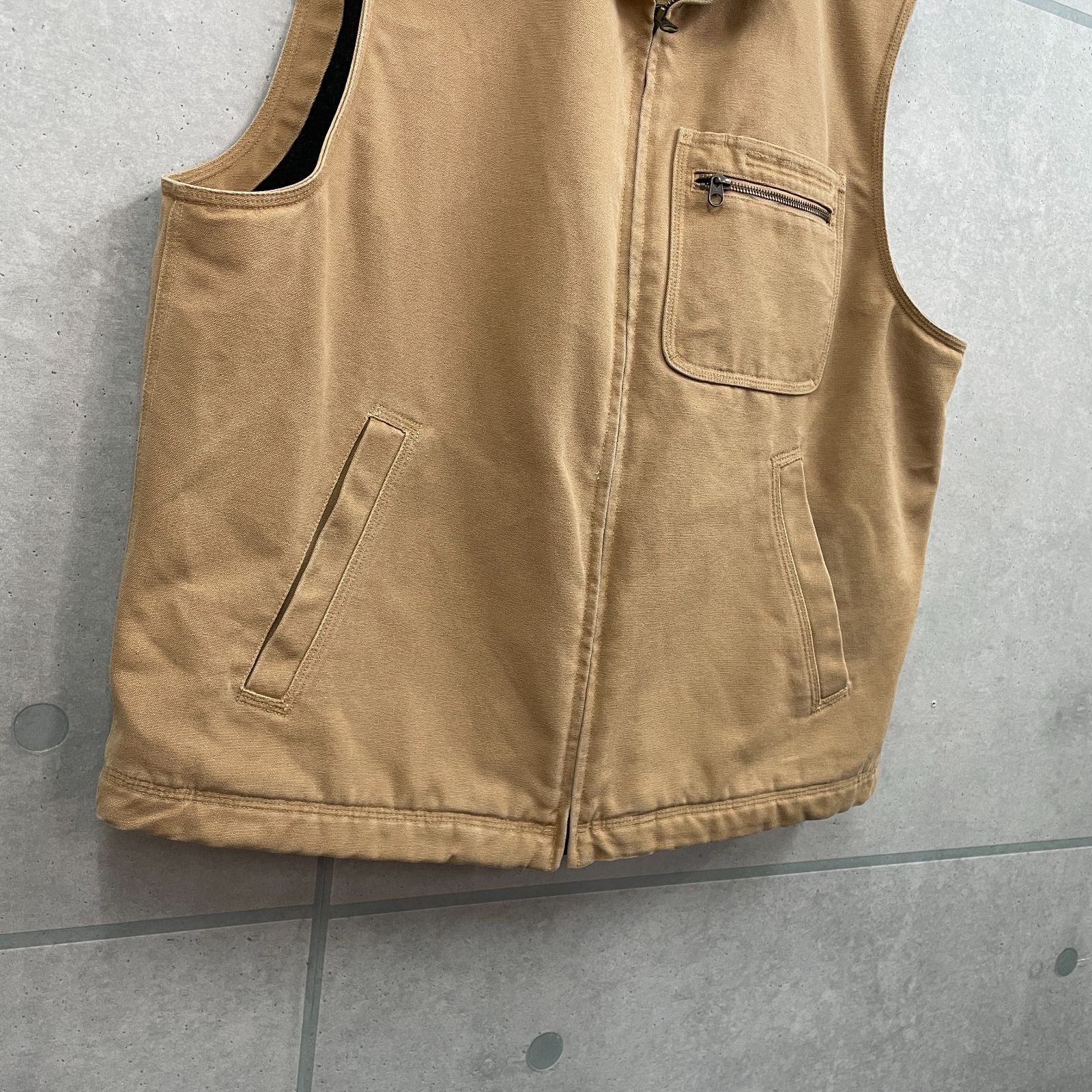 エルエルビーン L.L.Bean ダックベスト スタンドカラー ダック地 裏地 