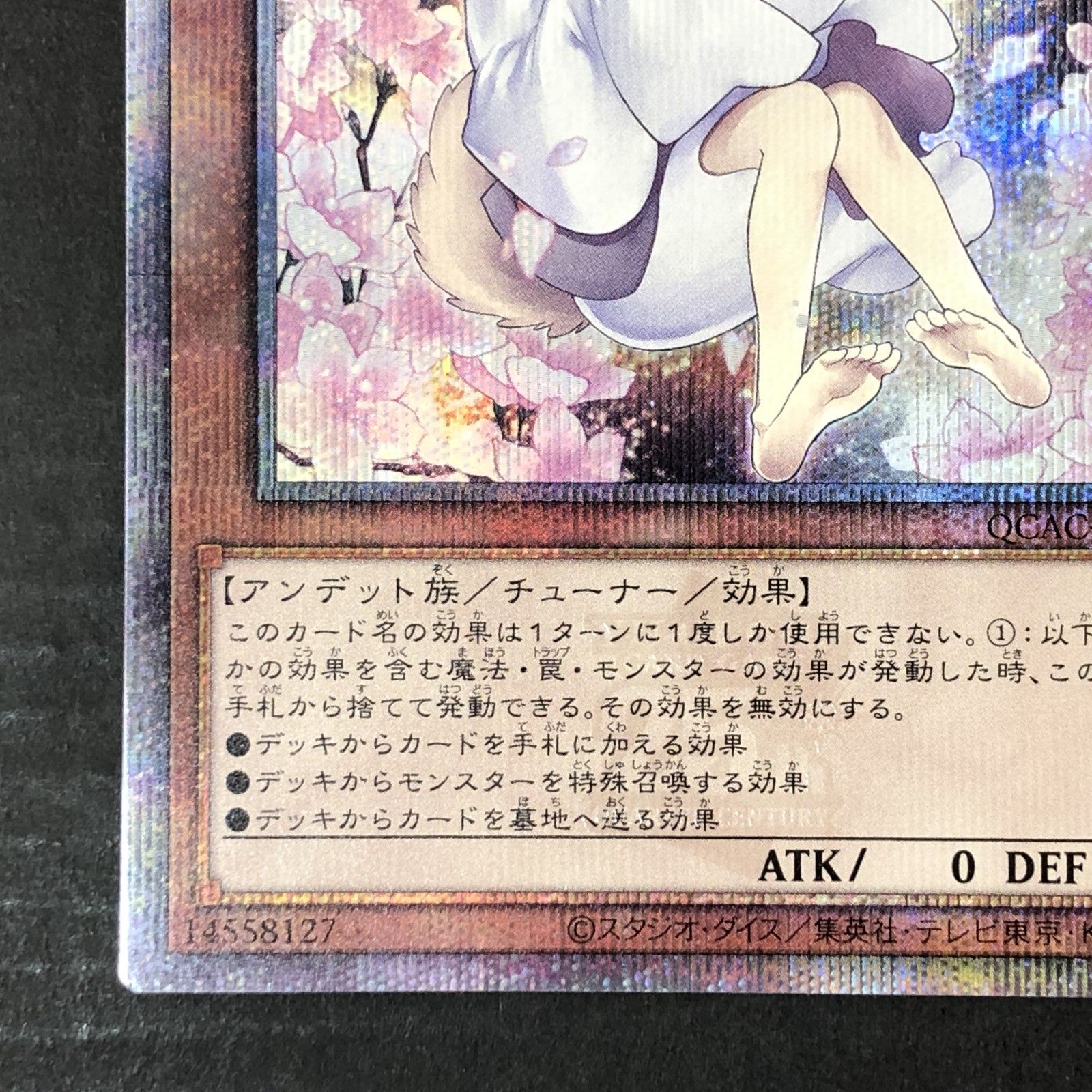 01w-3709 〇 遊戯王 OCG 灰流うらら イラスト違い クオシク 25th