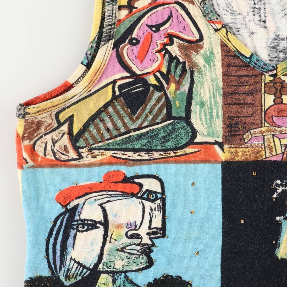 オールオーバープリント ビーズ付き