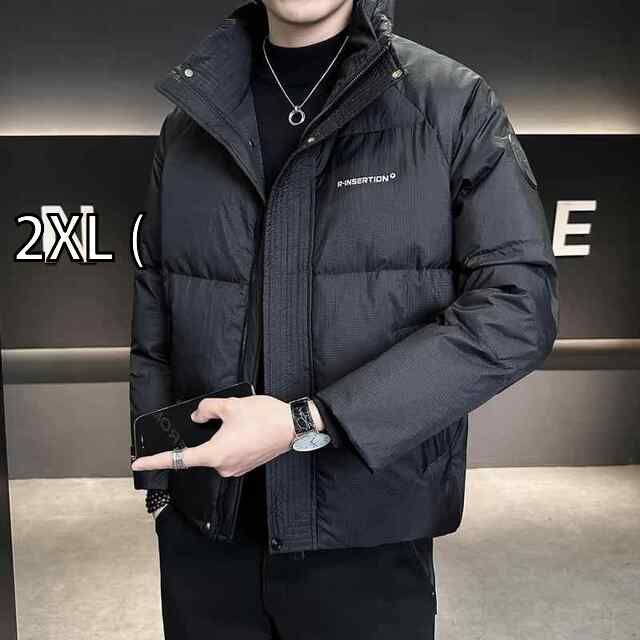 2XL 春 コーデ メンズ 服 シンプル ファッション オシャレ 大人 かっこいい 大きいサイズ ストリート 紳士服 冬 ハイエンド スタンドカラー ダウン ジャケット カジュアル