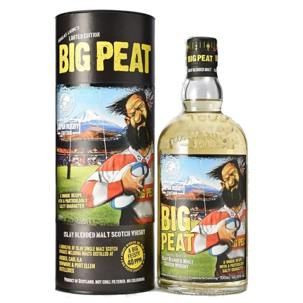 ビッグピート ジャパン ラグビーエディション ダグラスレイン 50％ 700ml 箱入り 正規 （ブレンデッド スコッチ ウイスキー）【クール便にて配送】