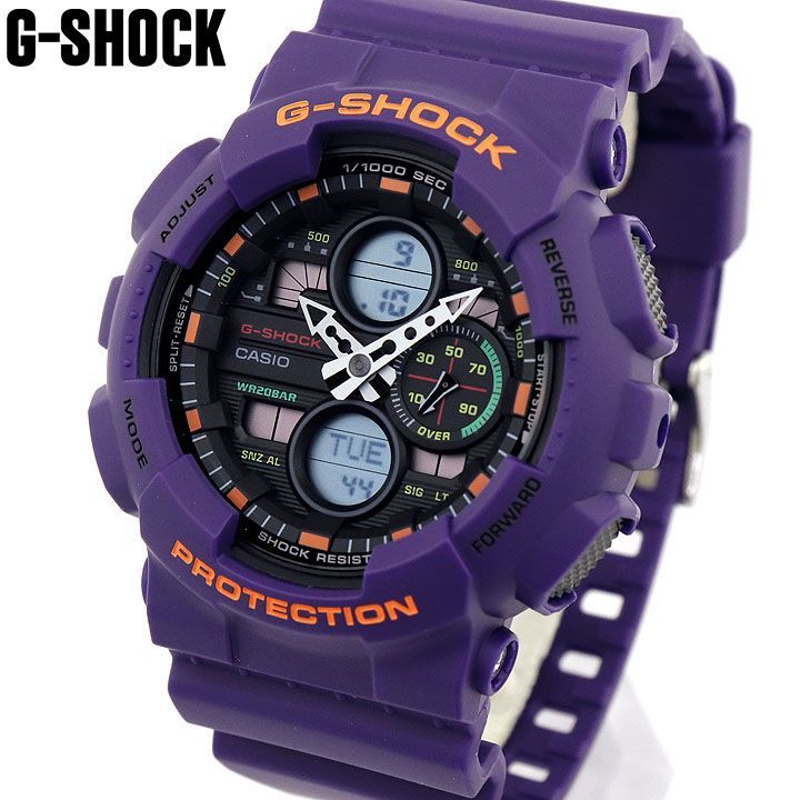 BOX訳あり CASIO カシオ Gショック ジーショック GA-140-6A 海外 メンズ 腕時計 g-shock 多機能 防水 ga-140  アナデジ - メルカリ