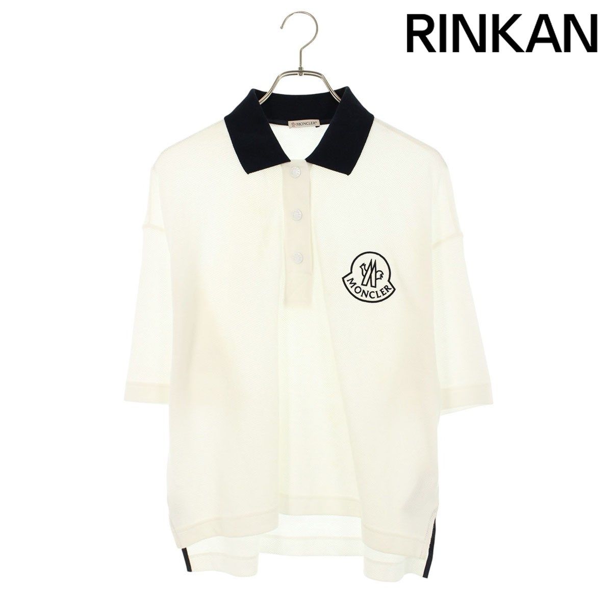 モンクレール  SS POLO ワンポイントロゴ半袖ポロシャツ メンズ S