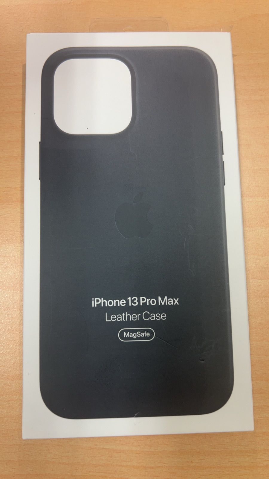 新品】純正 iPhone 13 Pro Maxレザーケース・ミッドナイト① 純正