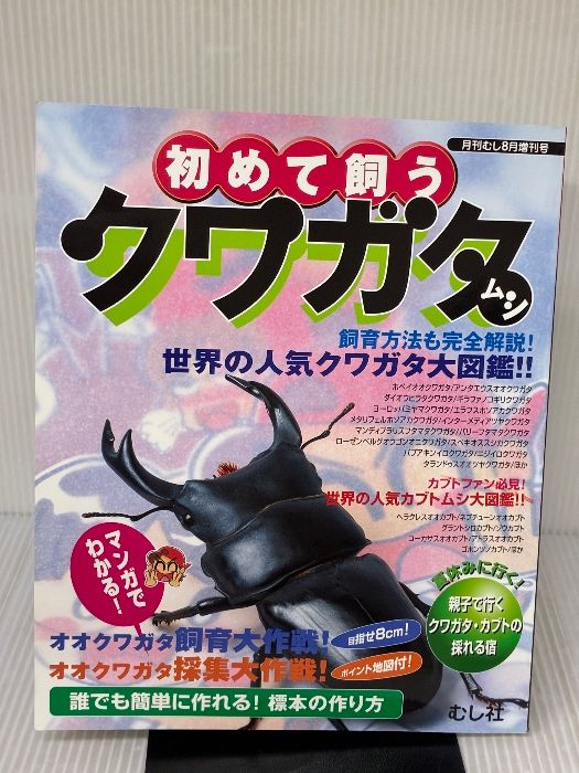 イタミ有り 初めて飼う クワガタムシ 月刊むし8月増刊号