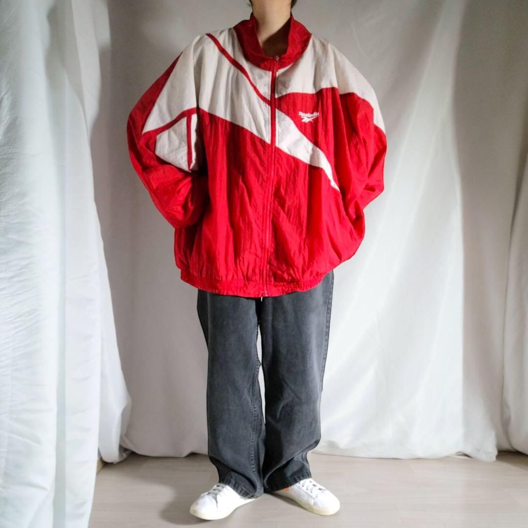 90年代 Reebok リーボック ナイロンジャケット ベクタートラック