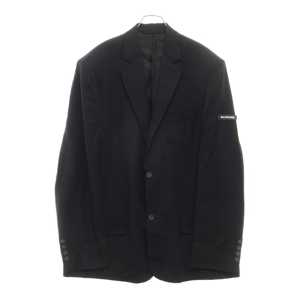 BALENCIAGA (バレンシアガ) ラバーロゴワッペン付き テーラード