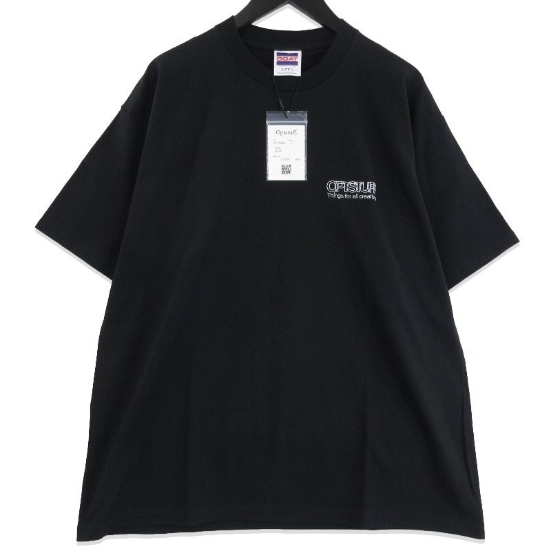未使用 OPTSTUFF × GOAT オプトスタフ ゴート BLOCK LOGO T
