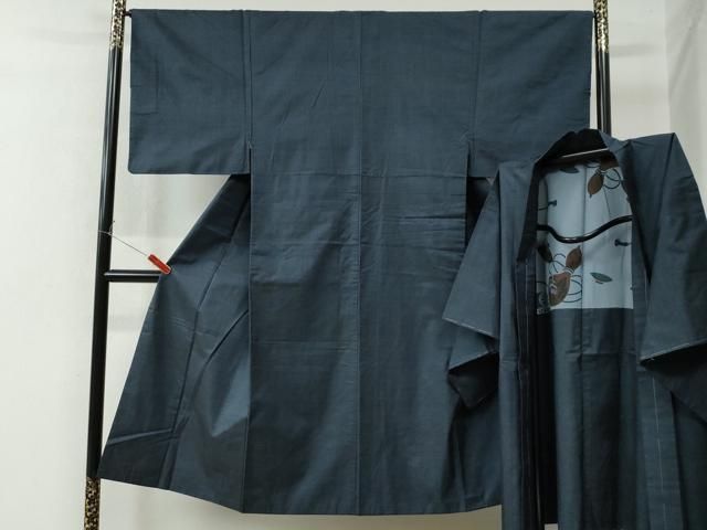 平和屋着物●男性 本場大島紬 アンサンブル 100亀甲 総詰め 正絹 ♥ CAAW7947yc