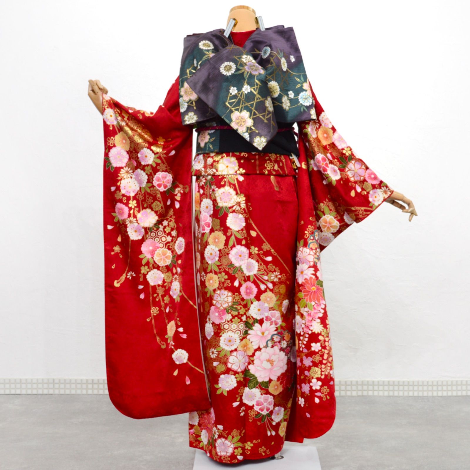 お仕立て済み 赤地