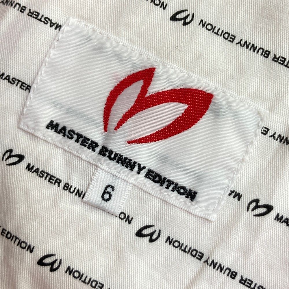 サイズ：6 MASTER BUNNY EDITION マスターバニーエディション  ストレッチパンツ  ホワイト系 [240101440526] ゴルフウェア メンズ ストスト サイズ：6 MASTER BUNNY EDITION マスターバニーエディション