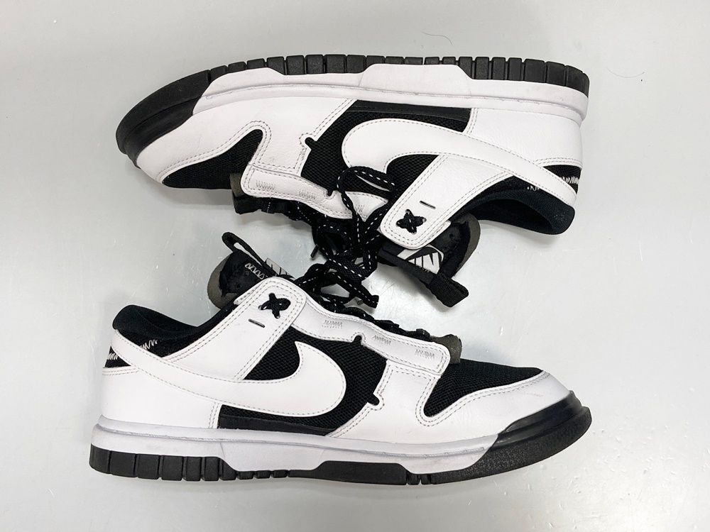 ナイキ NIKE AIR DUNK JUMBO Reverse Panda ダンク ロー ジャンボ リバースパンダ 黒 白 DV0821-002 メンズ靴 スニーカー ホワイト 26.5cm 101-shoes1481