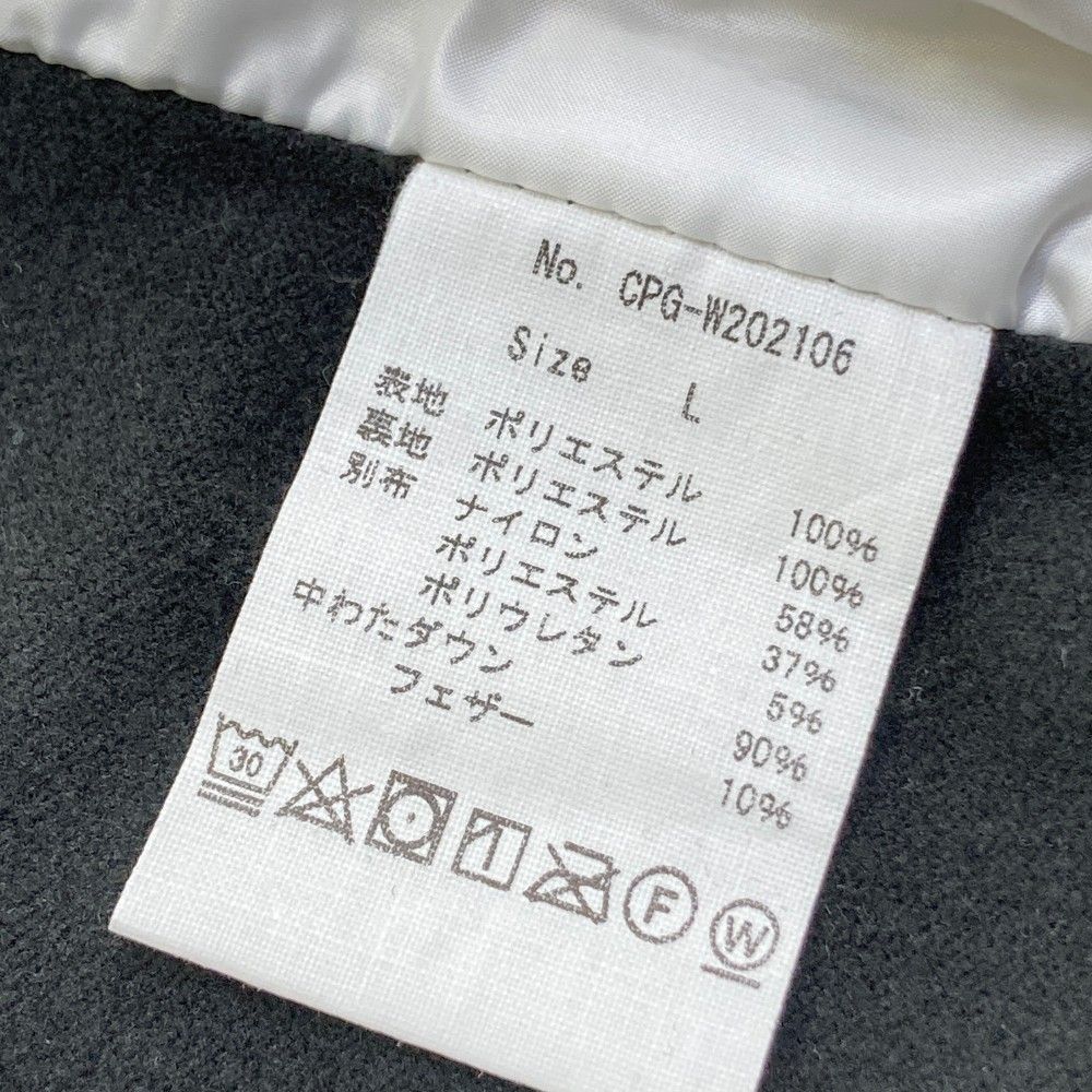 サイズ：L CPG GOLF シーピージーゴルフ ノースリーブ ダウン