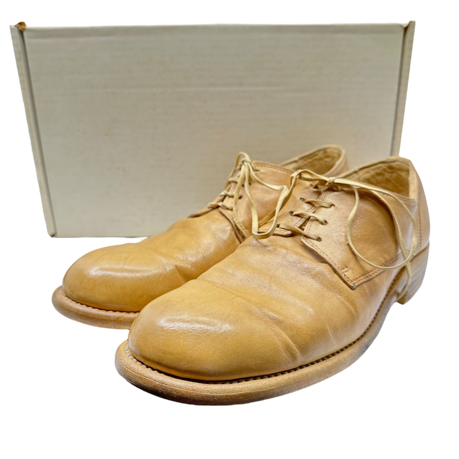 GUIDI(グイディ) DONKEY FULL GRAIN ダービー シューズ 992 41(26.5cm 