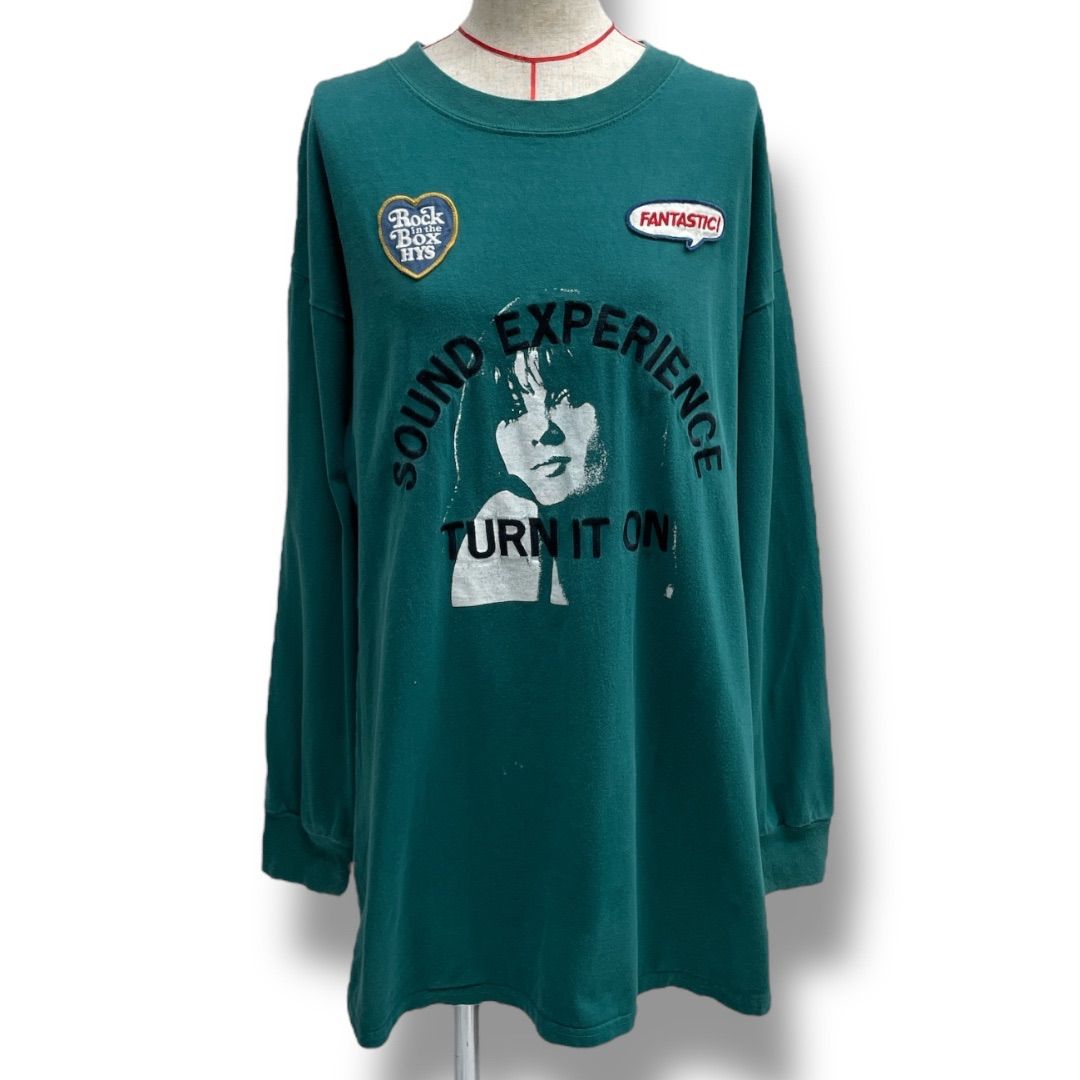 ヒステリックグラマー　ロンT グリーン HYSTERIC GLAMOUR ヒステリックグラマー 長袖カットソー ロンT