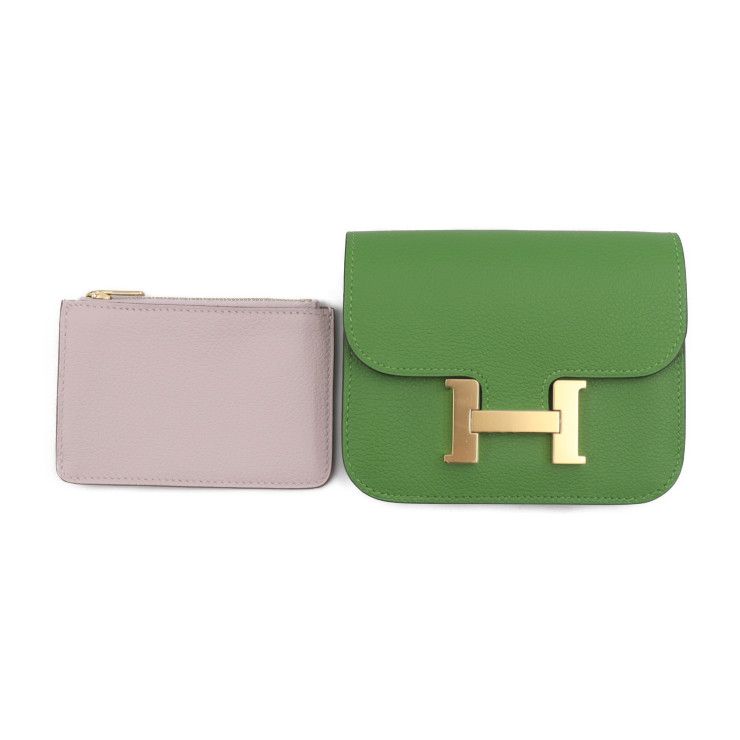HERMES エルメス コンスタンス スリム ポーチ エバーカラー ヴェール 