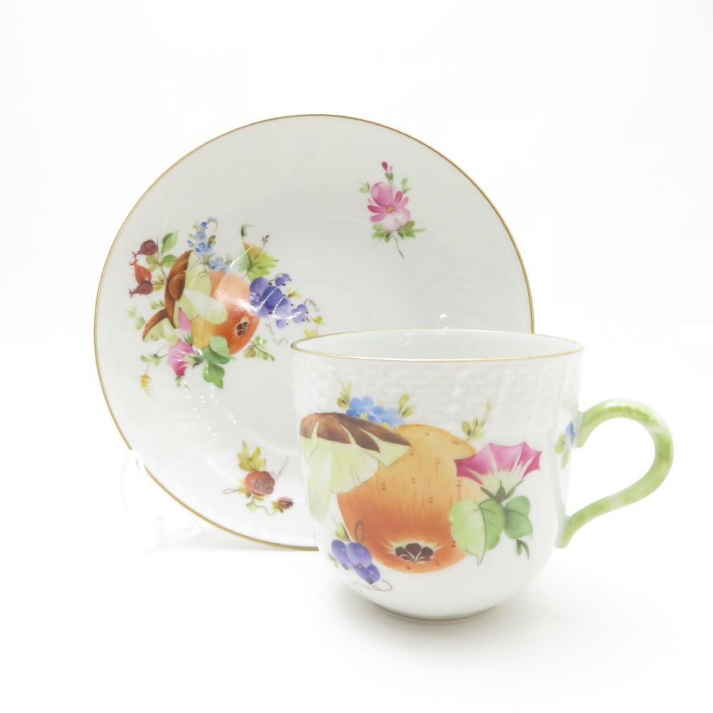 美品 Herend ヘレンド フルーツコンポジション CFR 1707 カップ  