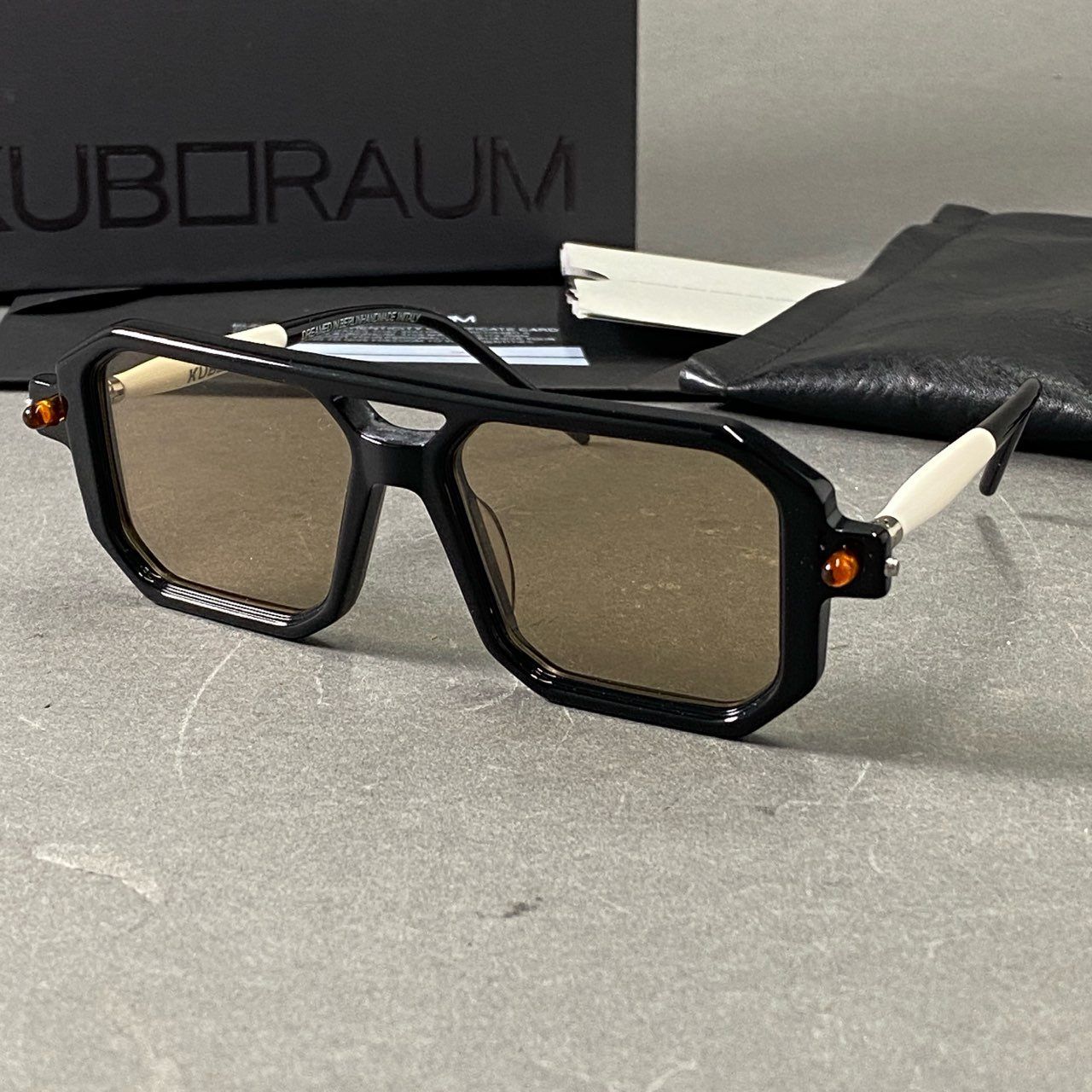 2e14 イタリア製 KUBORAUM クボラム Mask P8 サングラス アイウェア 50