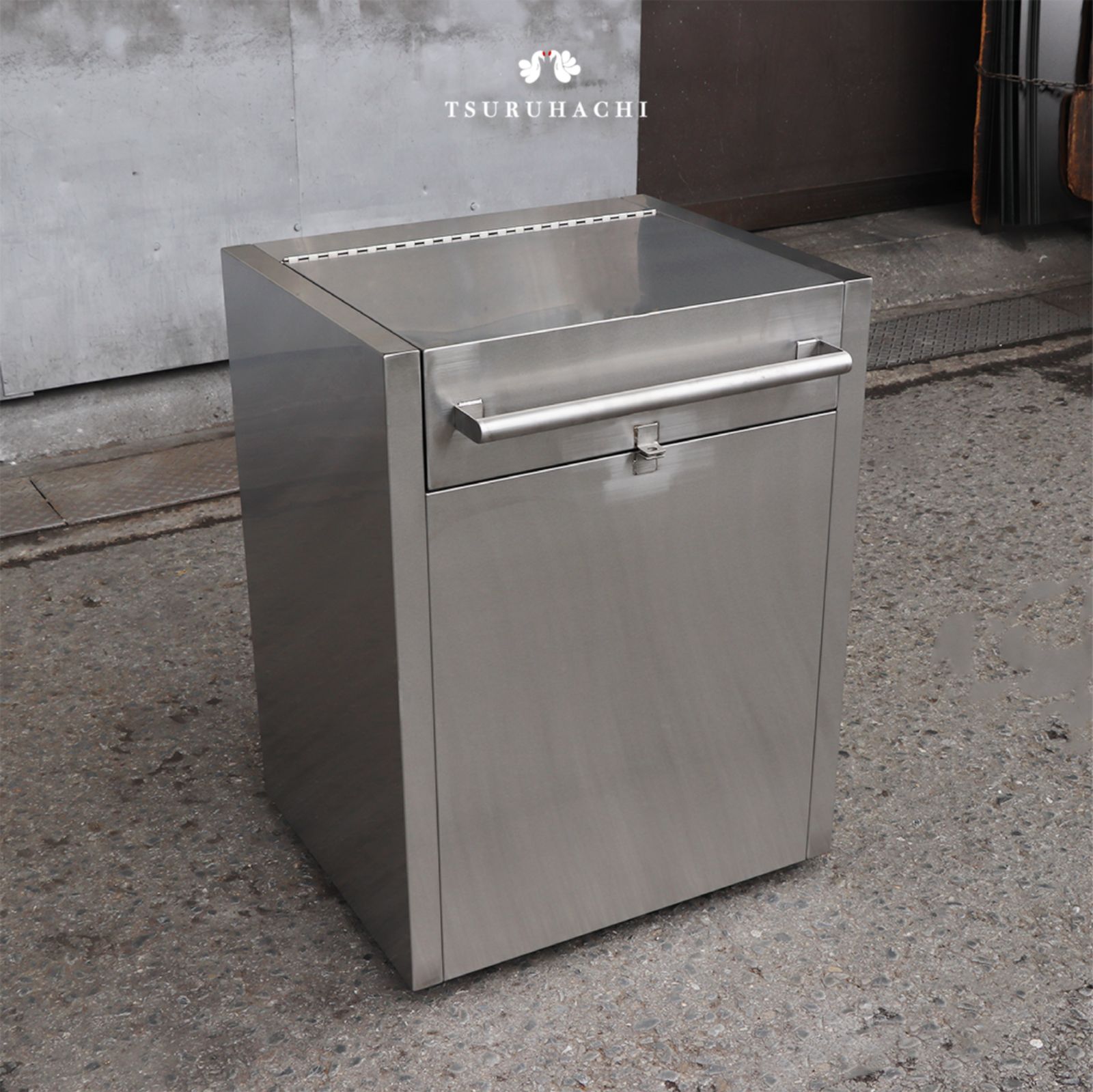 北欧レトロ 木製ポスト 郵便受け 飾り棚 古道具 古家具