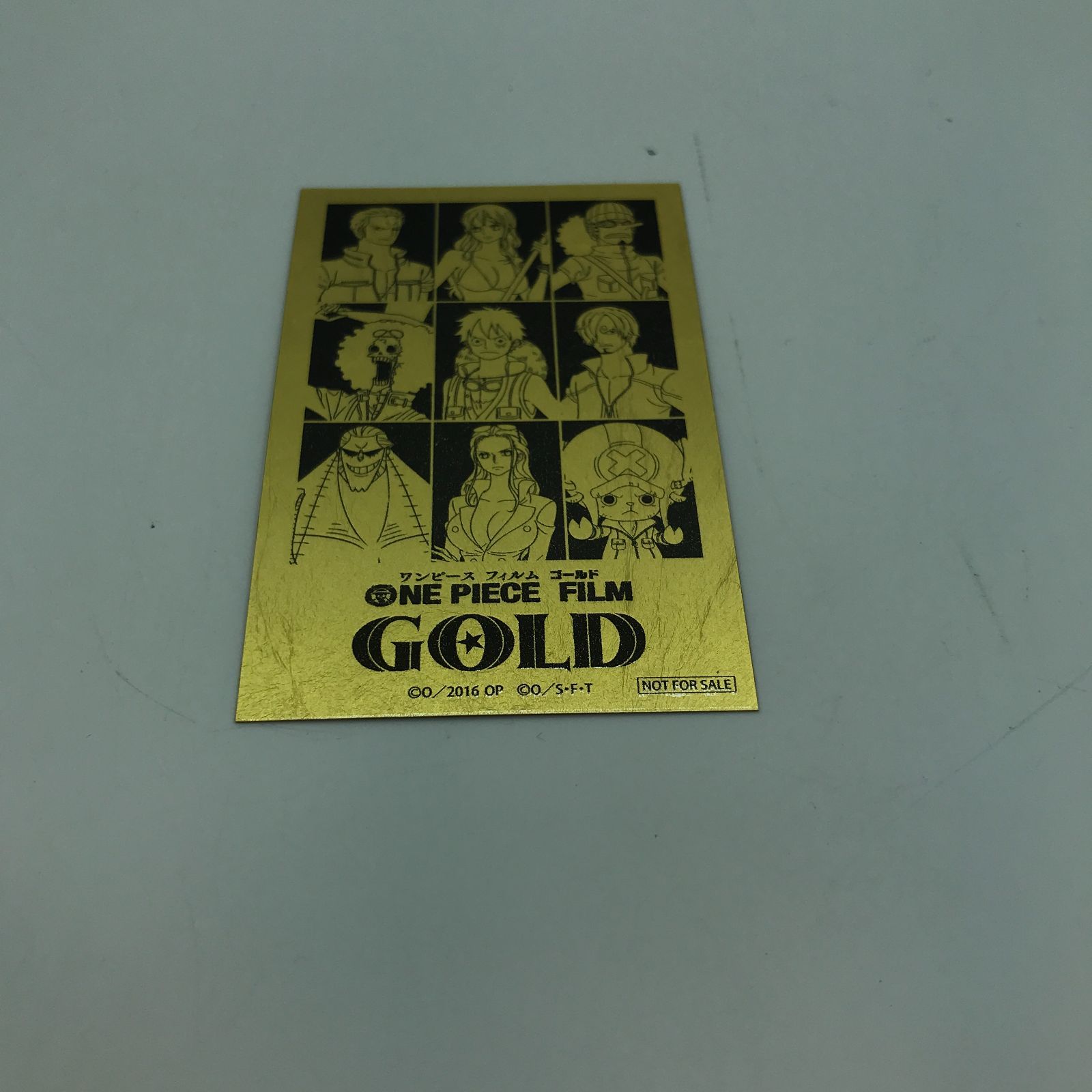 小牧店】ワンピース 金箔カード FILM GOLD 抽選会A賞【703-1414Y】 - メルカリ