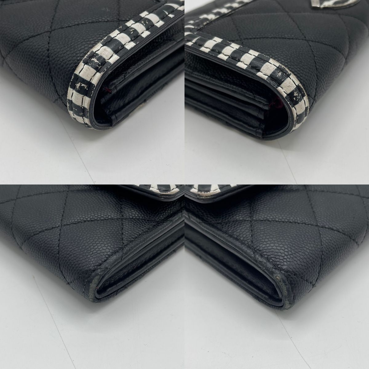 CHANEL シャネル CC フィリグリー ココマーク ジップウォレット A84446 