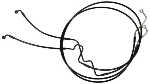 フロントLOWERブレーキライン ブラック 以降FLTRX