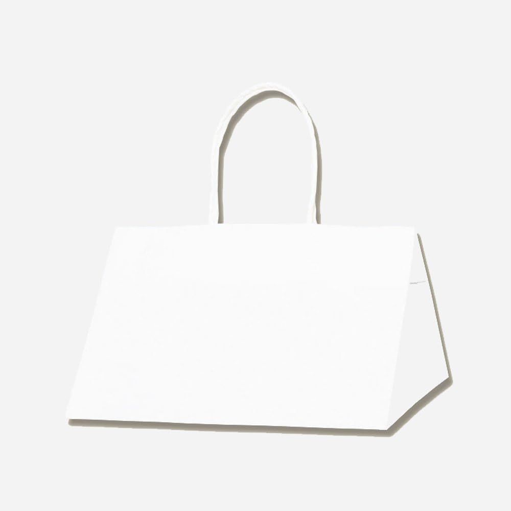 まとめ買い シモジマ HEIKO 手提げ紙袋 Pスムースバッグ 27-27 白無地 25枚 幅270×マチ270×高200mm 003155350 ×3セット