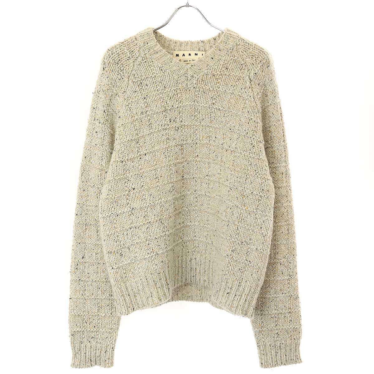 MARNI マルニ 20AW Vネックメランジニットセーター CVMG0048A0 