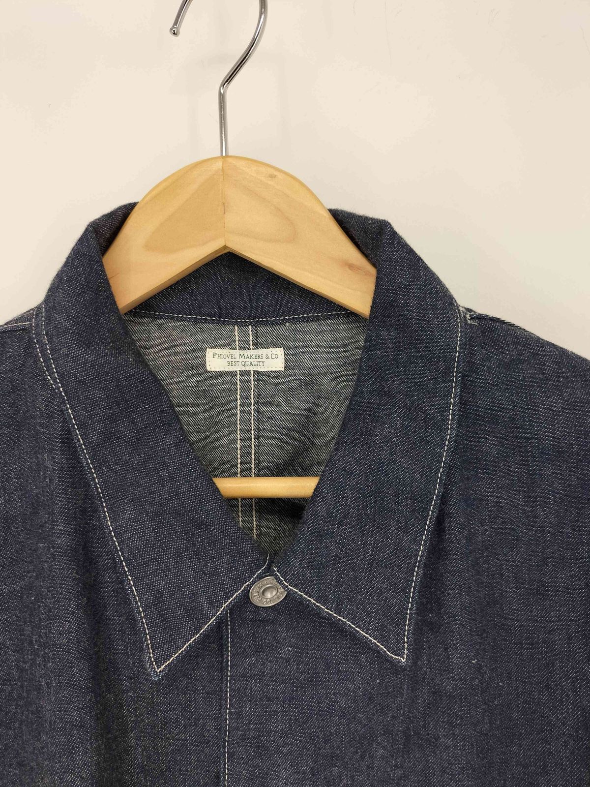 phigvel makers & Co. デニムジャケット PHIGVEL(フィグベル) デニムジャケット インディゴ サイズ 1