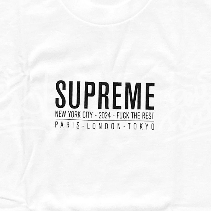 新品-XXL】Supreme Paris Tee 
