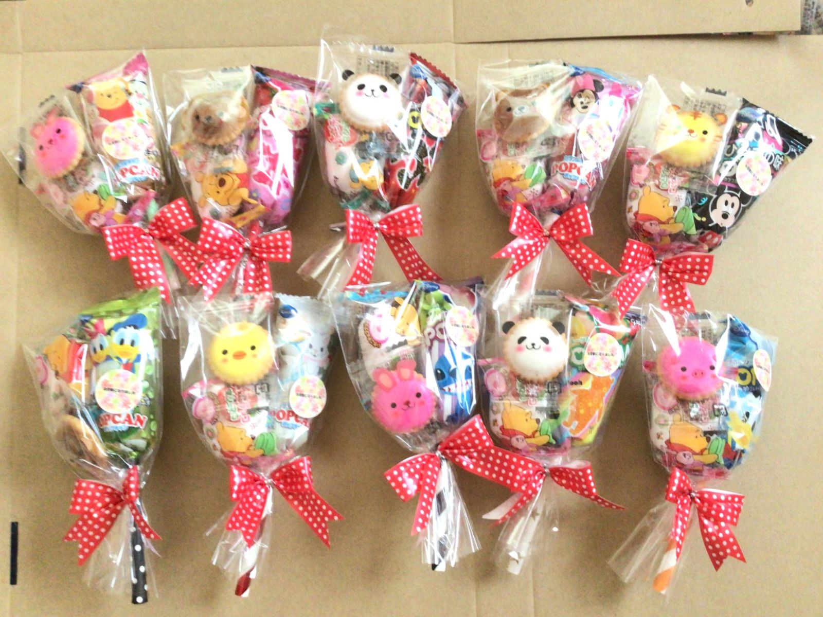 ミニお菓子ブーケP♡10個 プチギフト パーティー お配り用