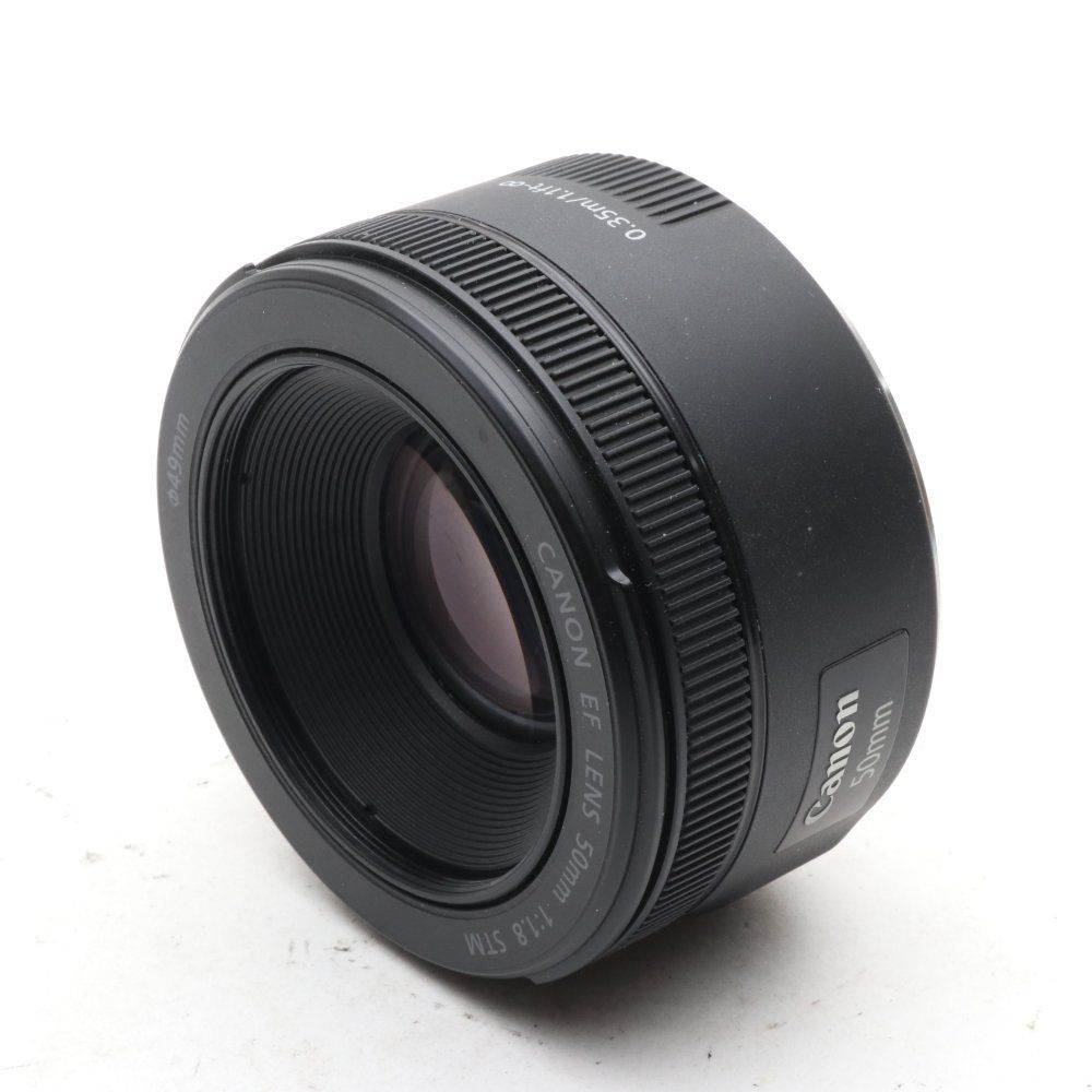 中古】キヤノン Canon 標準 単焦点レンズ EF50mm F1.8 STM フルサイズ  