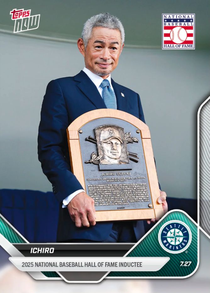 イチロー殿堂入り記念 Ichiro - 2025 MLB Topps NOW® - Card 474