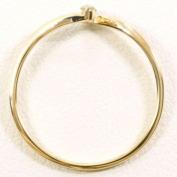 K10YG リング ring 指輪 16号 ダイヤ 総重量約1.1g