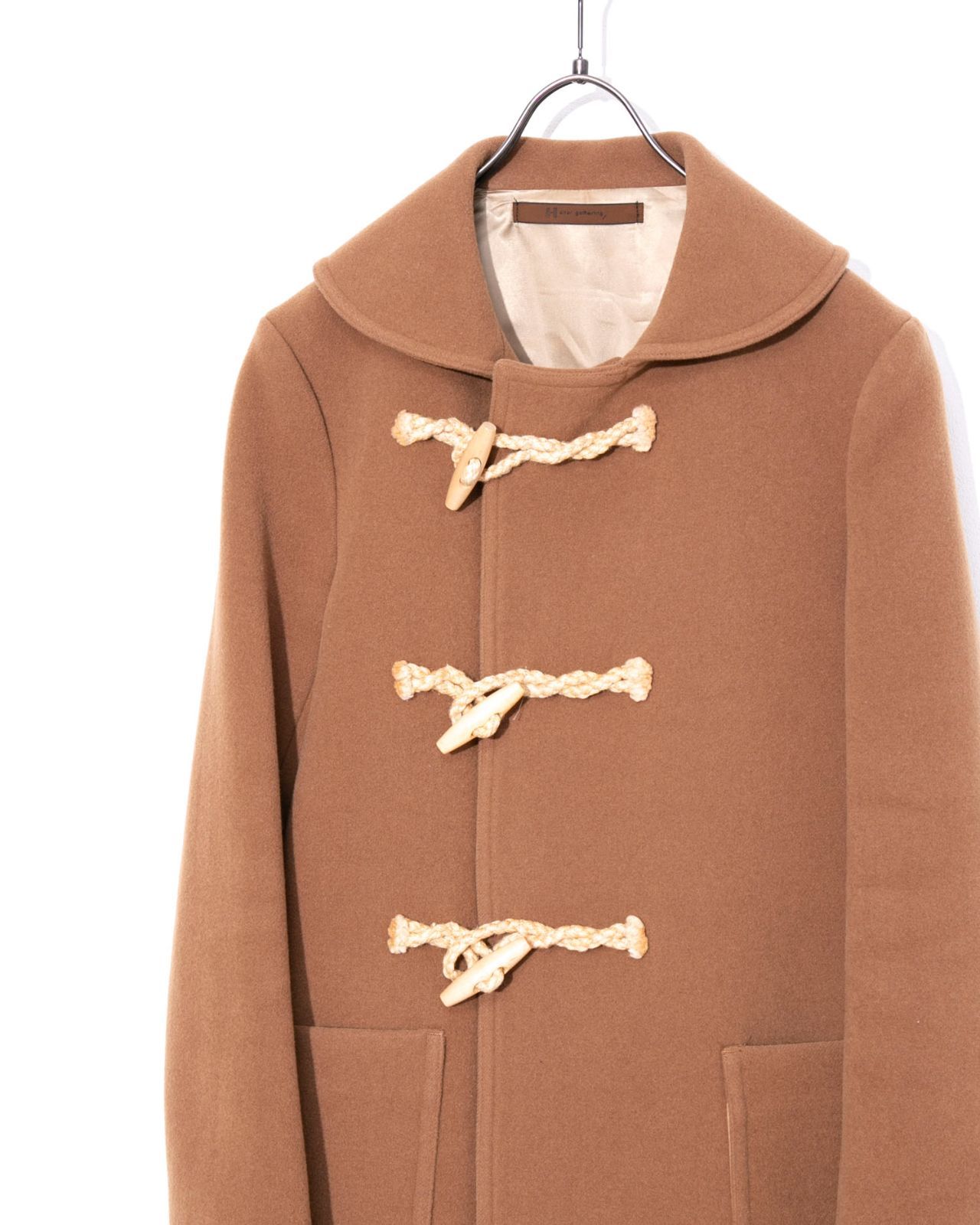 Honor gathering オナーギャザリング メルトン ショートダッフル