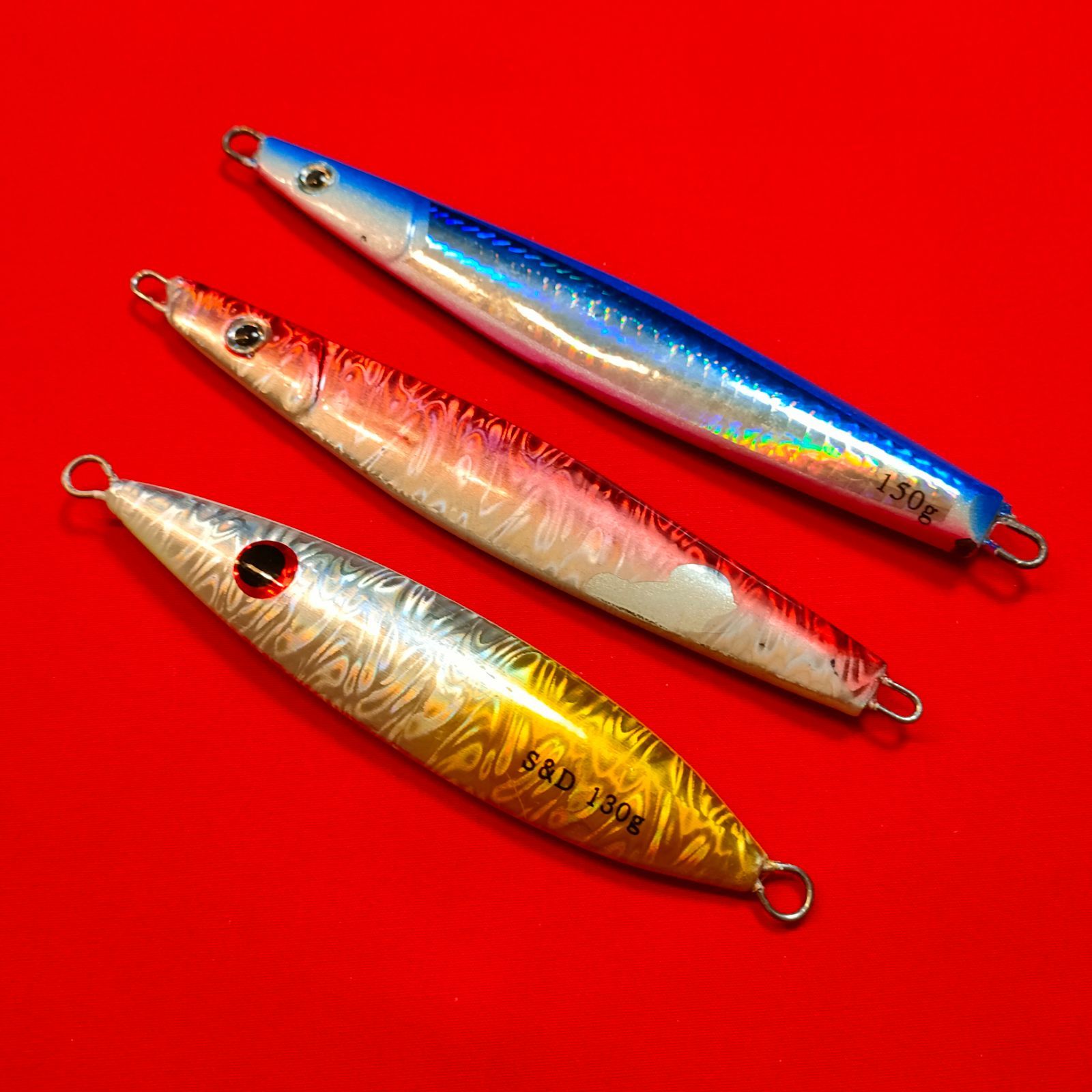 ☆3本セット!!☆中古ジグ 110-160g □検索用→SLJ 寒ブリ 青物 根魚 真鯛 タチウオ - メルカリ