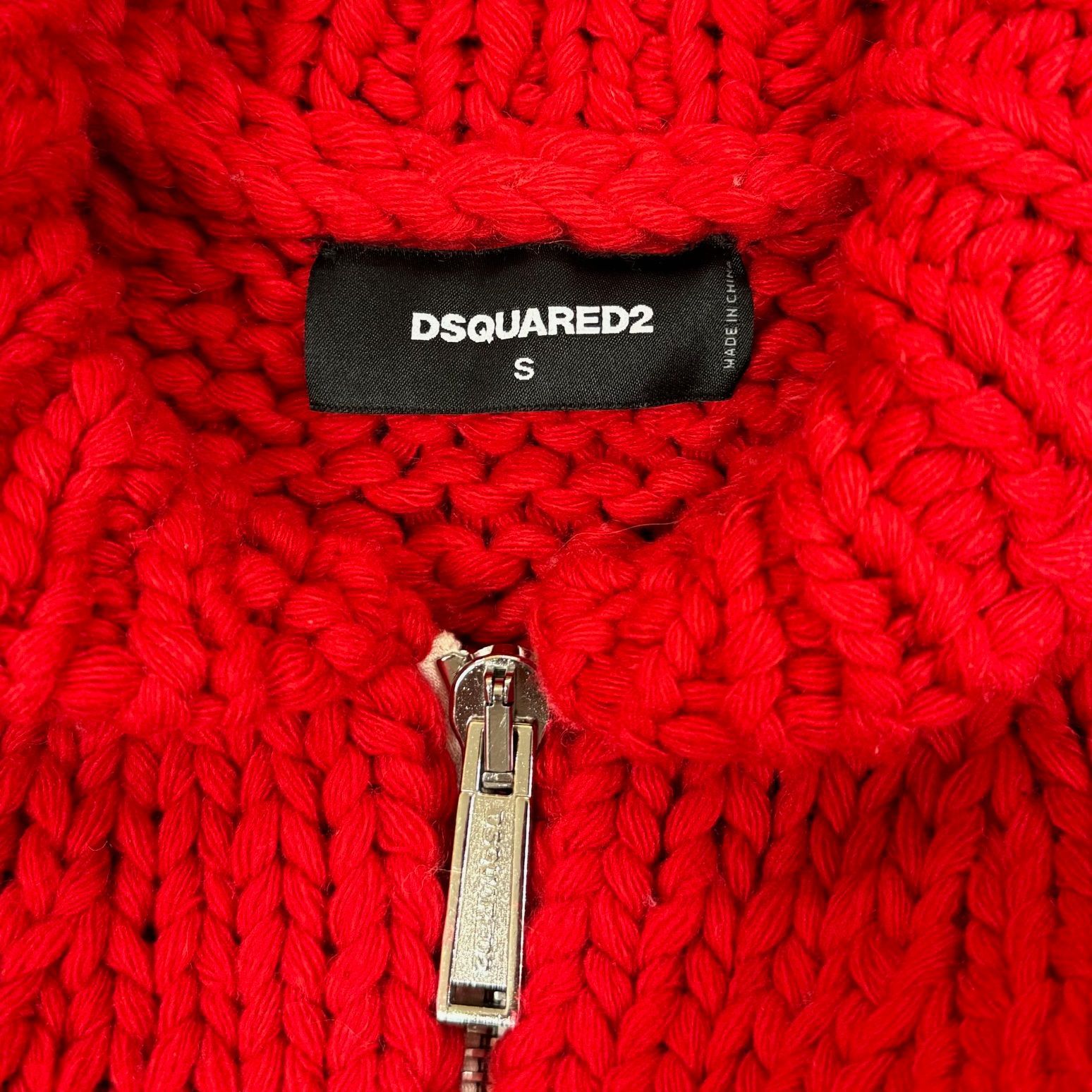 DSQUARED2 ディースクエアード 21AW ヘビーウェイト カウチンニット ニットカーディガン S71HA1098 S 75132A2 -  メルカリ