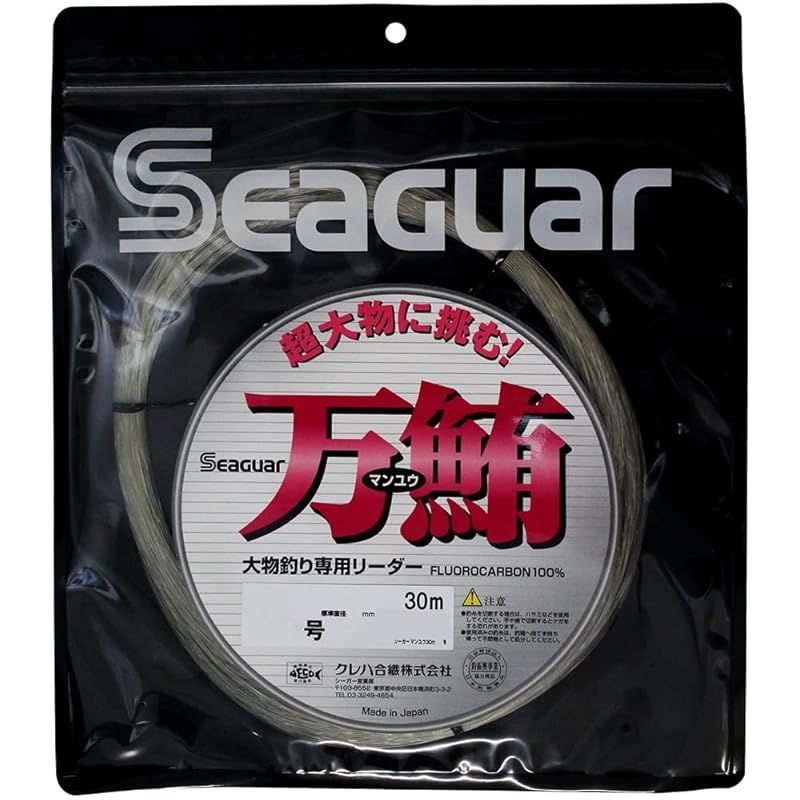 シーガー(Seaguar) シーガー 万鮪 30m 60号 クリア 0