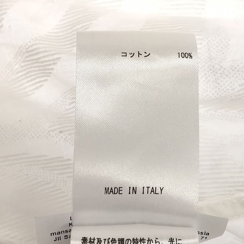 JIL SANDER / ジルサンダー | 2022SS | ゼブラ柄 パフスリーブ